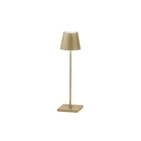 Na stůl - FAN LED-DRINK-S-ORO Nabíjecí venkovní svítidlo DRINK‑S zlatá, LED 1,5 W, 165 lm, integrovaná baterie 1900 mAh - FANEUROPE