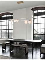 Podélná - NV 9960616 Závěsné svítidlo CANTONA bílé opálové sklo mosaz zlatá G9 5x5W 230V IP20 bez žárovky - NOVA LUCE