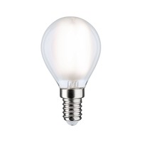 E14 - P 28918 LED kapka Filament E14 230V 6,5W 4000K mat - PAULMANN