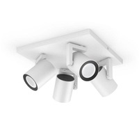 Bodová - PH 8720169318199 Hue 50624/31/P7 Hue WACA Argenta bodové LED svítidlo GU10 4x5,7W 350lm 2000-6500K RGB IP20 bílé - PHILIPS