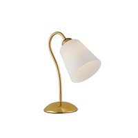 Stolní lampy dekorační - FAN I-1162/L ORO Stolní lampa Lume 1162, zlatá, 1 x E14, 21 x 29 cm - FANEUROPE