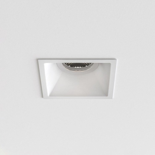 Koupelnová - AST 1249038 Downlight svítidlo Minima Slimline Square fixní protipožární IP65 6W GU10 bílá - ASTRO Lighting - foto 1