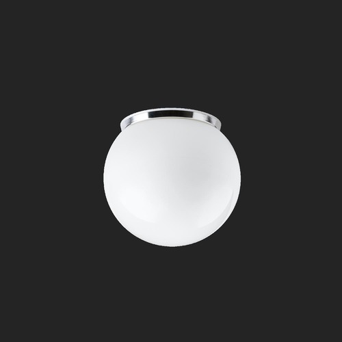 Kruhová - OS SKA71028 SKAT 1 stropní/nástěnné plastové svítidlo chrom / bílá IP65 3000 K 9W LED DALI (původní kód OS 71028) - OSMONT - foto 1