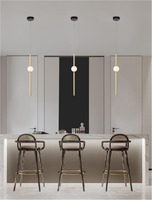 Koule - NV 9695256 Závěsné svítidlo ACROBAT černá a zlatá LED 13.5W 3000K stmívatelné - NOVA LUCE