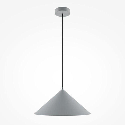 Kónická - M MOD167PL-01GR Závěsné svítidlo Basic E27 40W šedá kov - MAYTONI - foto 1