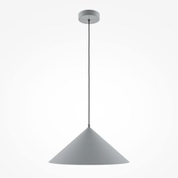 Kónická - M MOD167PL-01GR Závěsné svítidlo Basic E27 40W šedá kov - MAYTONI