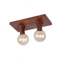 Dekorativní - LD 14779-48 TURN ME Stropní svítidlo, 2-ramenné, barva rzi, rustikální, retro - LEUCHTEN DIREKT / JUST LIGHT