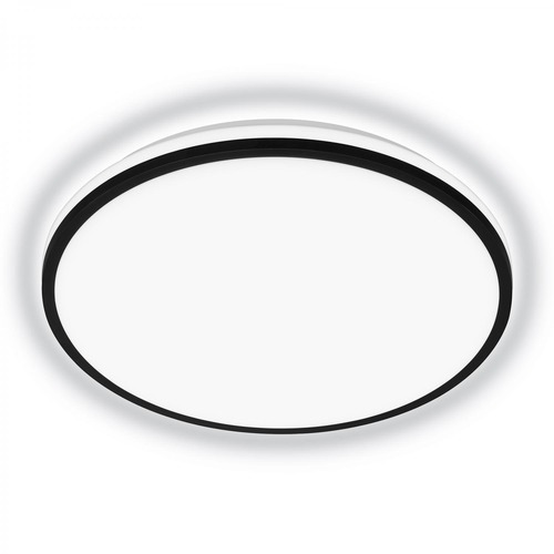Kruhová - BRILO 3836015 BRILONER Pulap A LED stropní svítidlo, energetická třída A, přímé a nepřímé osvětlení, černá 3836015 - foto 1