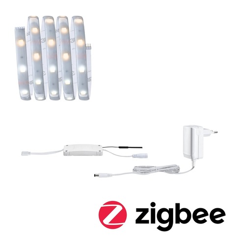 Dekorační - P 78868 MaxLED 250 LED Strip Smart Home Zigbee měnitelná bílá s krytím základní sada 1,5m IP44 6W 30LEDs/m měnitelná bílá 24VA - PAULMANN - foto 1