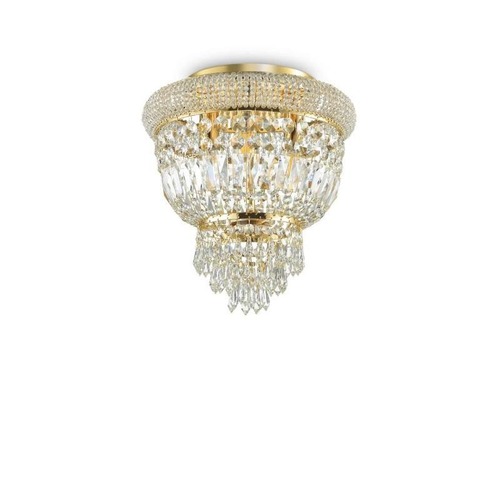 Dekorativní - ILUX 200996 Stropní svítidlo Ideal Lux Dubai PL3 ottone 200996 3x40W zlaté 32cm - IDEALLUX - foto 1