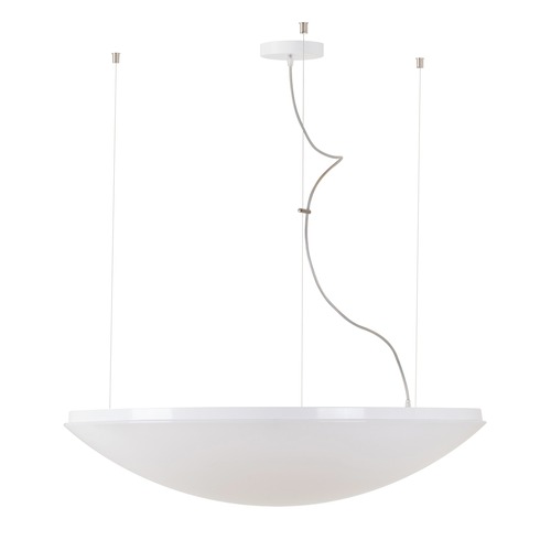 Kruhová - OS TIT66851 TITAN L5 závěsné plastové svítidlo bílá IP40 4000 K 98W LED - OSMONT - foto 1