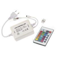 Sady ovladač + přijímač - LED ovladač RGB 230V-IR24