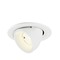 Kruhová - LA 1009431 NUMINOS® GIMBLE S Stropní vestavné svítidlo, 4000 K, 55°, IP20, kulaté, bílé - BIG WHITE (SLV)