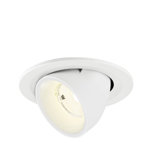 Kruhová - LA 1009431 NUMINOS® GIMBLE S Stropní vestavné svítidlo, 4000 K, 55°, IP20, kulaté, bílé - BIG WHITE (SLV) - foto 1