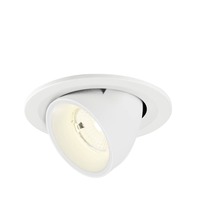 Kruhová - LA 1009431 NUMINOS® GIMBLE S Stropní vestavné svítidlo, 4000 K, 55°, IP20, kulaté, bílé - BIG WHITE (SLV)