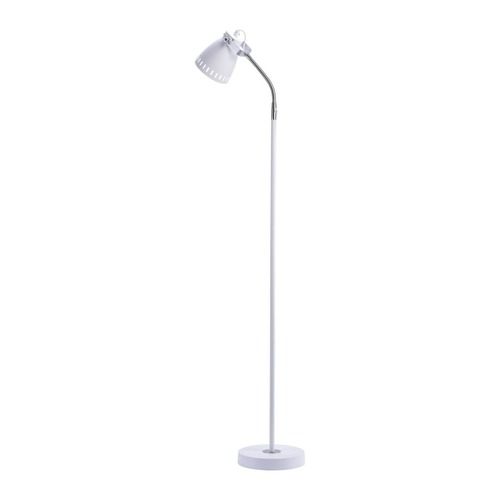 Stojací lampy - LD 11064-16 EVA Stojací svítidlo, retro, bílé, industriální styl - LEUCHTEN DIREKT / JUST LIGHT - foto 1