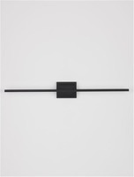 Nad obrazy/zrcadla - NV 9267019 Nástěnné svítidlo nad obrazy AZURE černý hliník a akryl LED 21W 230V 3000K IP20 - NOVA LUCE