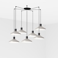 Kónická - FARO 68595-7L KOMBO 400 závěsné svítidlo, šedá, 7L - FARO