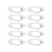 Kruhová - P 93400 Vestavné svítidlo LED Base kruhové max. 10x10W GU10 bílá - PAULMANN