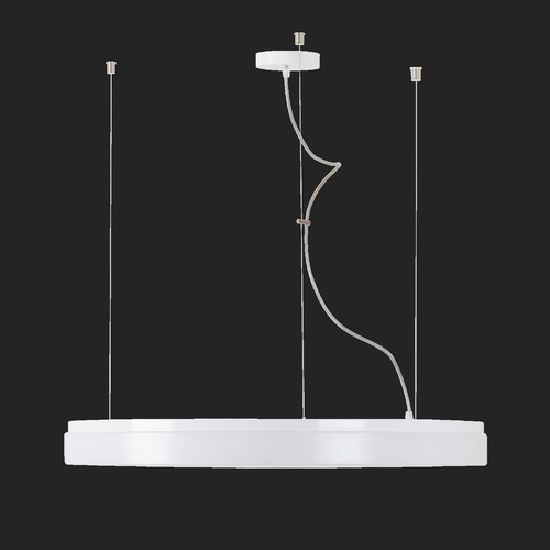 Kruhová - OS DEL48704 DELIA L5 závěsné plastové svítidlo bílá IP40 4000 K 150W LED DALI (původní kód OS 48704) - OSMONT - foto 1