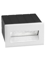 Zapuštěná - NV 726403 Venkovní zapuštěné svítidlo do zdi KRYPTON bílý hliník LED 2W 3000K 220-240V 17st. IP54 - NOVA LUCE