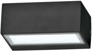 Nástěnná - ILUX 115375 Venkovní nástěnné svítidlo Ideal Lux Twin AP1 nero 115375 černé - IDEALLUX