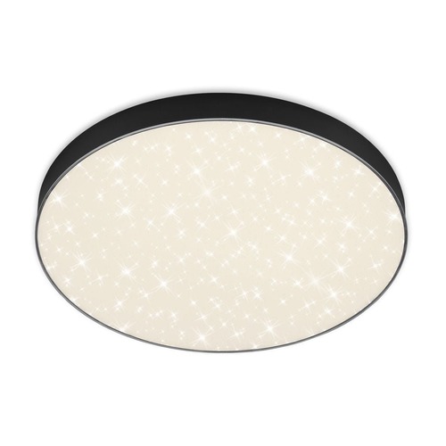Kruhová - BRI 7075415 LED stropní svítidlo hvězdné nebe, pr. 38,7 cm, 24,5 W, černá (starý kód: BRI 7075-415) - BRILONER - foto 1