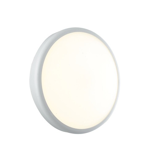 Nástěnná - FAN LED-EVER-XL BCO Venkovní nástěnné svítidlo LED EVER bílá, polykarbonát, 28 W, 3750 lm, 3000/4000 K, IP65, 30 x 7,8 cm - FANEUROPE - foto 1