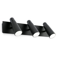 Bodová - FARO 29043 LAO nástěnná lampa, černá, 3L - FARO