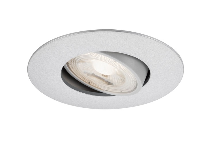 Kruhová - BRI 7048-014 LED vestavné svítidlo, pr. 9 cm, 5 W, matný chrom - BRILONER - foto 1