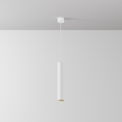 Válec - M P072PL-L12W3K-1 Závěsné svítidlo Focus LED 3000K 12W 1180lm bílý hliník teplá bílá - MAYTONI - foto 1