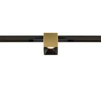 Lištové Magnetic SLV - LA 1008971 FIX-IT! 48V, DALI, úhlový, standardní stopa, spot, 2700 K, 6,6 W, 36°, zlatý / černý - BIG WHITE (SLV)