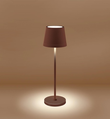 Na stůl - CEN LMPC-023827 Nabíjecí stmívatelné LED svítidlo LUME PLUS corten 2,2W 2700K IP54 USB Ra95 - CENTURY - foto 1