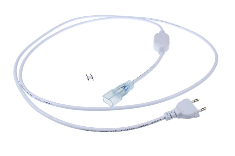 Přislušenství pro LED pásky - NEON napájecí kabel 200cm - foto 1