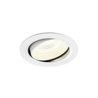 Kruhová - LA 1010024 NUMINOS® MOVE XL Stropní vestavné svítidlo, 4000 K, 55°, IP20, kulaté, bílé - BIG WHITE (SLV)