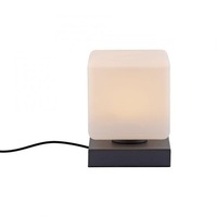 Stolní lampy dekorační - PN 4036-13 DADOA LED stolní lampa, antracit, tvar kostky, dotykový stmívač, nadčasový design 3000K - PAUL NEUHAUS
