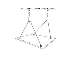 Pro LED panely - KHL KAC50501.PN Závěsná sada pro CHESS K50501 - KOHL-Lighting