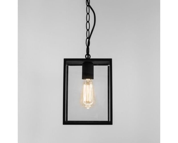 Hranatá - AST 1095010 Venkovní závěsné svítidlo Homefield černá 1x60W E27 (STARÝ KÓD: AST 7207 ) - ASTRO Lighting - foto 1