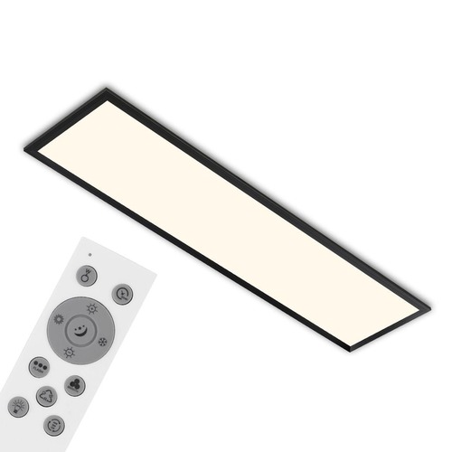 Hranatá - BRILO 7054015 CCT svítidlo LED panel, 100 cm, 24 W, 2400 lm, černá (starý kód: BRILO 7054-015) - BRILO - foto 1