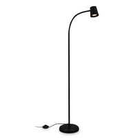 Stojací lampy - BRILO 1476015 Stojací svítidlo, 127,5 cm, 1x GU10, max. 9W, černá - BRILO