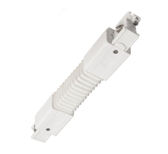 Lišty a příslušenství IVELA - IMPR 710039 Deko-Light kolejnicový systém 3-fázový 230V D Line Flexspojka levé-pravé 230V bílá RAL 9016 248  - LIGHT IMPRESSIONS - foto 1