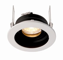 Kruhová - IMPR 110007 Zápustné svítidlo Enif černá/bílá GU5,3 max. 35W 12V - LIGHT IMPRESSIONS
