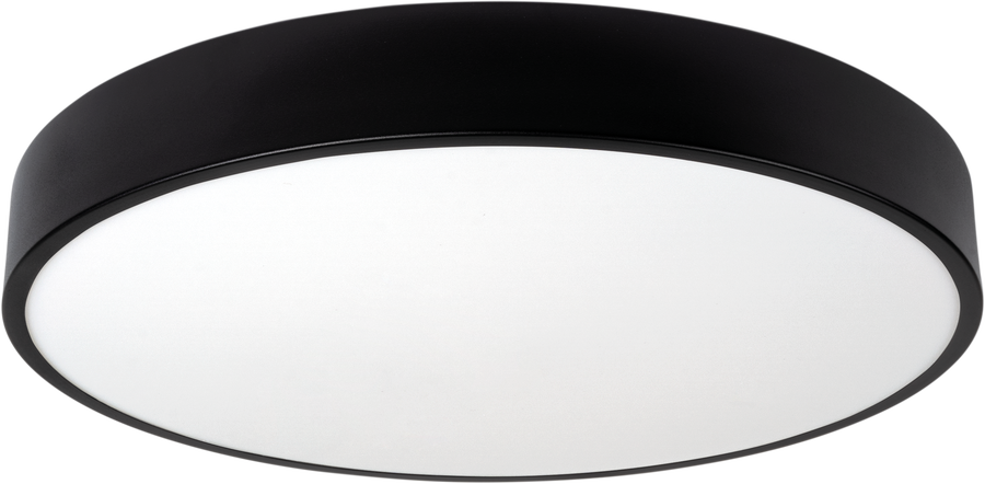 LED stropní svítidla - Stropní světlo LED Černé tělo - kulaté - foto 1