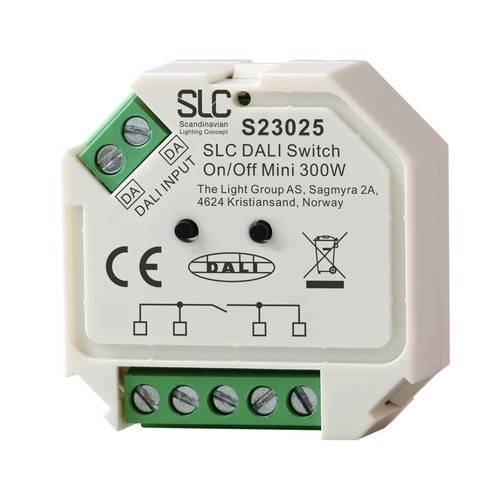 Stmívače - SLC S23025 SLC DALI Switch Mini On/Off 300W - TLG - foto 1