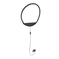 Dekorativní - FAN LED-LINGER-AP60-NER Nástěnné svítidlo LED LINGER černá 25 W 2750 lm CCT 60 x 15 cm - FANEUROPE