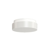 Kruhová - OS IRI71072 IRIDA 1 stropní/nástěnné plastové svítidlo bílá IP65 3000/4000 K 7W LED HF - OSMONT