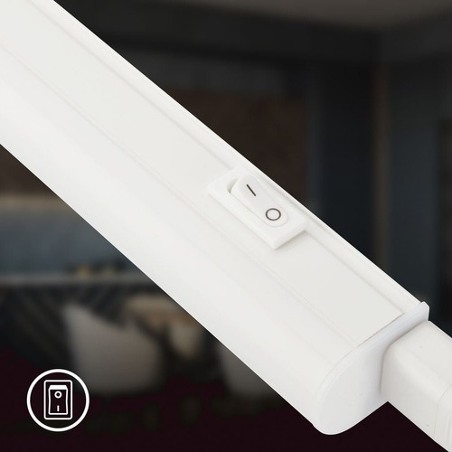 Přisazená - TF 204606TF TELEFUNKEN LED skříňkové svítidlo 87,5 cm 10,6W 1000lm bílé - BRILONER - foto 1