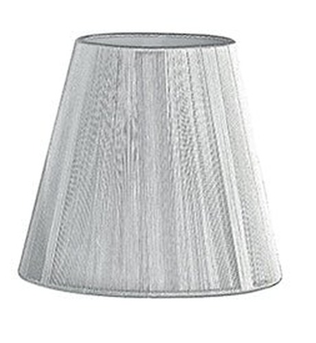 Stínidla, kryty, clony - FAN I-PRLM ORCHESTRA Stínidlo PARALUME ORCHESTRA, stříbrná, pro E14, 14 x 14 x 15 cm - FANEUROPE - foto 1