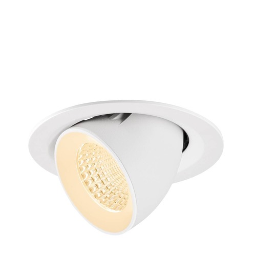 Kruhová - LA 1009557 NUMINOS® GIMBLE M Stropní vestavné svítidlo, 2700 K, 55°, bílé - BIG WHITE (SLV) - foto 1