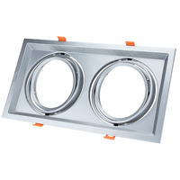 Spotřební materiál a příslušenství - Obdélníkové 2xAR111 kroužky nastavitelné